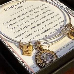 Alex & Ani Sunflower Bangle